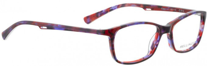 Bellinger EASY-610 Glasses in Purple/Brown Pattern