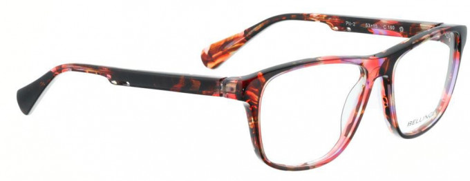 Bellinger PIT-2-160 Glasses in Red Pattern