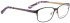 Bellinger GOLDLINE-1-6897 Glasses in Dark Purple/Matt Gold