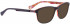 Bellinger TRICAB-656 Sunglasses in Matt Purple/Orange