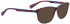 Bellinger TRICAB-146 Sunglasses in Red/Blue/Purple Pattern