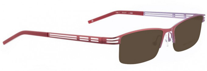 Bellinger TWIN-1-1860 Sunglasses in Shiny Red