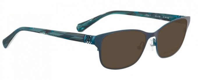 Bellinger RIBS-1-4149 Sunglasses in Metallic Blue/Ocean