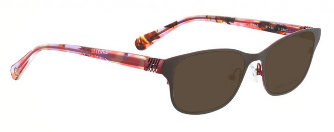 Bellinger RIBS-1-2867 Sunglasses in Matt Brown/Pink