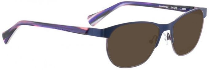 Bellinger SUNDANCER-4660 Sunglasses in Dark Blue/Bright Purple