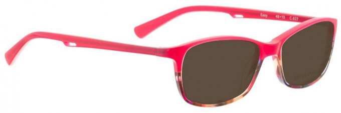 Bellinger EASY-627 Sunglasses in Pink/Brown Pattern