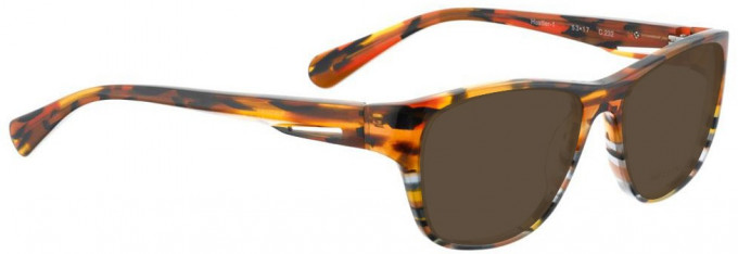 Bellinger HUSTLER-1-232 Sunglasses in Layered Aceate Mix