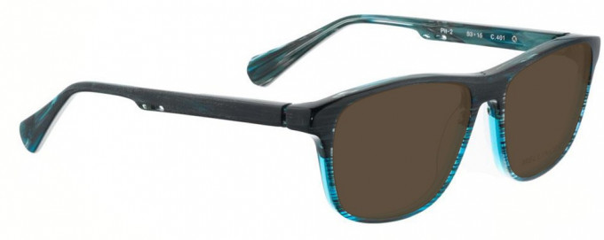 Bellinger PIT-2-401 Sunglasses in Blue Pattern