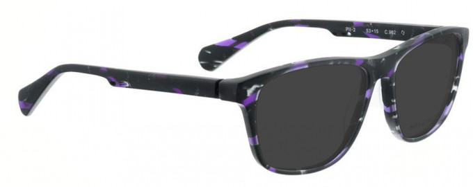 Bellinger PIT-2-962 Sunglasses in Black/Purple Pattern
