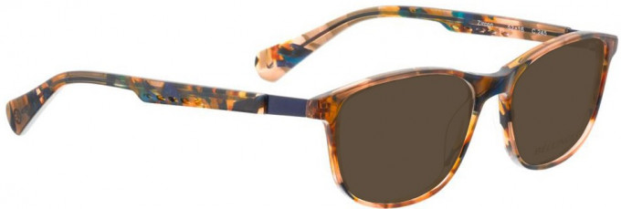 Bellinger ZIRCON-245 Sunglasses in Brown/Blue Pattern