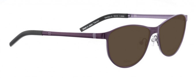 Bellinger SANDLAU-6-6868 Sunglasses in Dark Purple Pearl