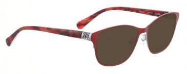 Bellinger RIBS-2-1098 Sunglasses in Shiny Bright Red/Silver