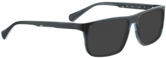 Bellinger JR-491 Sunglasses in Dark Blue Stripes
