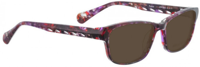 Bellinger PATROL-616 Sunglasses in Purple Pattern