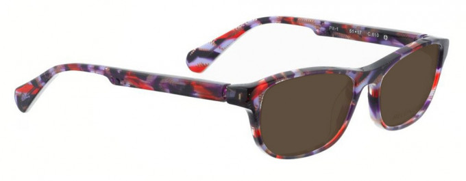 Bellinger PIT-1-610 Sunglasses in Purple/Red Pattern