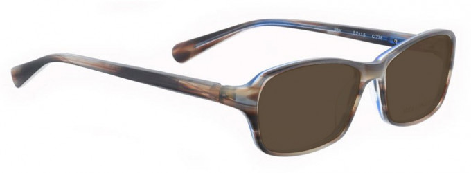 Bellinger STAR-778 Sunglasses in Matt Grey/Blue Pattern