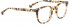 Entourage of 7 HANK-L Glasses in Light Brown Pattern