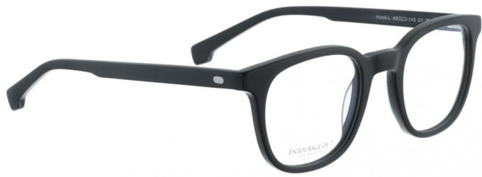 Entourage of 7 HANK-L Glasses in Matte Black