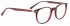Entourage of 7 ROSECRANS Glasses in Red