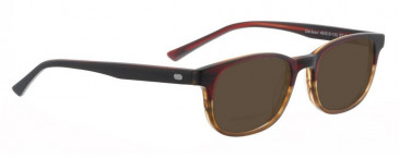 Entourage of 7 DELAMO Sunglasses in Red/Orange