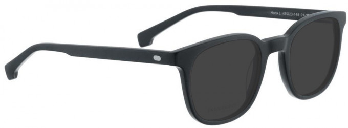 Entourage of 7 HANK-L Sunglasses in Matte Black