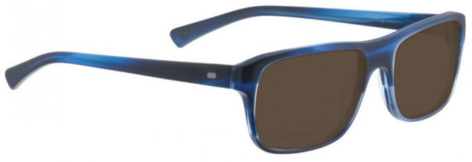 Entourage of 7 MORGAN Sunglasses in Matte Blue Pattern