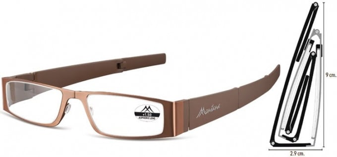 SFE Ready-Made Reading Glasses in Coffee/Black