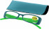 SFE 9331 Ready-made Reading Glasses in Blue/Green