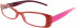 SFE 9331 Ready-made Reading Glasses in Orange/Pink
