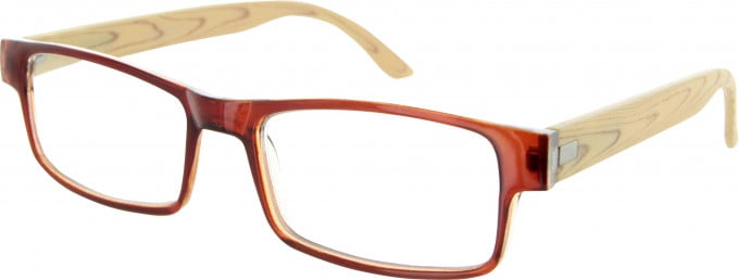 SFE 9342 Ready-made Reading Glasses in Light Brown