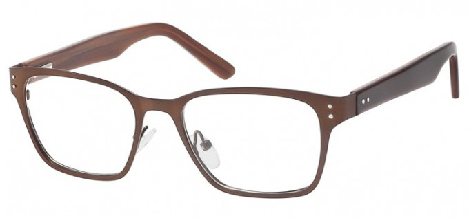 SFE Collection Metal Glasses in Dark Brown