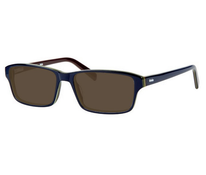 Gola Classics GOLA 11 Sunglasses in Navy/Lime/Brown