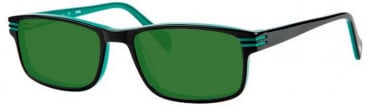 Gola Classics GOLA 20 Sunglasses in Black/Green Lines