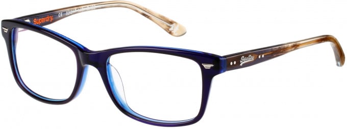 Superdry SDO-15000 Glasses in Gloss Blue/Grey