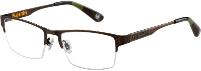 Superdry SDO-JIMMY Glasses in Matt Brown Antique