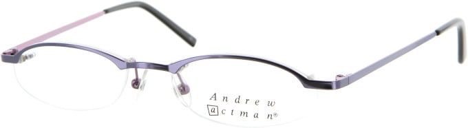 Andrew Actman CHEQUER Glasses in Lilac