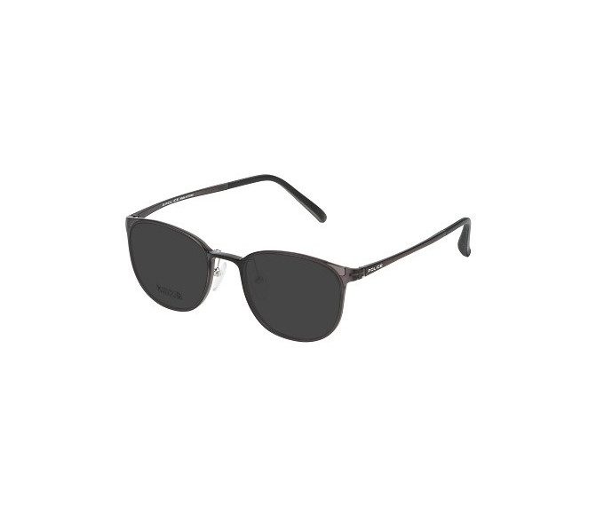 Police VPL249 Sunglasses in Matt Transparent Grey