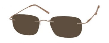 SFE 8353 sunglasses in gold