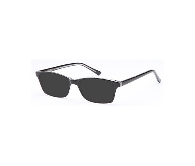 SFE-9607 sunglasses in Black/Crystal 