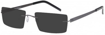 SFE-9573 sunglasses in Gun Metal 