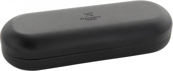 Hackett London Glasses Case in Black